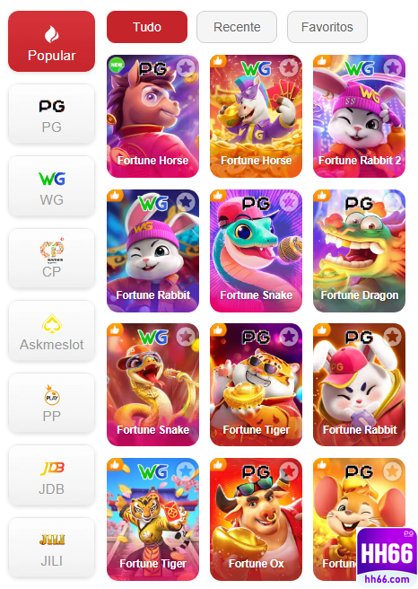 Experiência de Jogos hh66.com